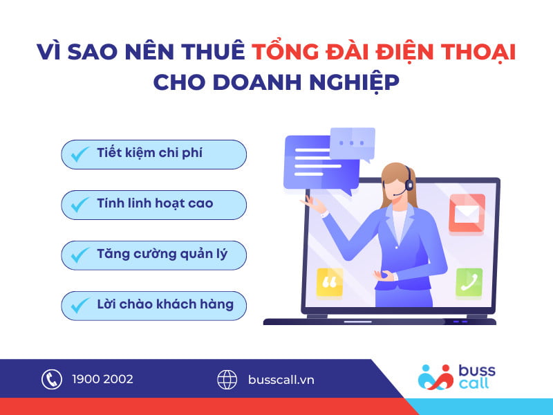 Vì sao nên thuê tổng đài điện thoại cho doanh nghiệp?