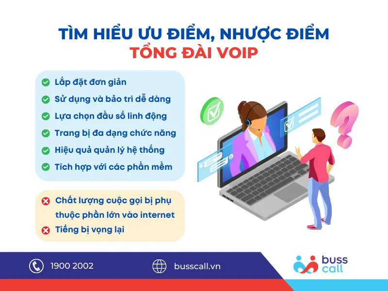 Tìm hiểu ưu & nhược điểm Tổng đài VOIP