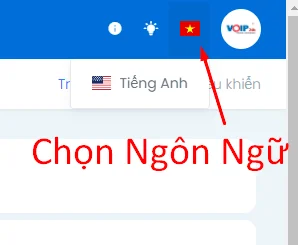 Giao diện phần mềm quản lý Tổng đài ảo Buss Call