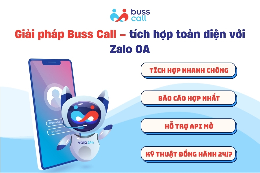 Giải pháp Buss Call – tích hợp toàn diện với Zalo OA
