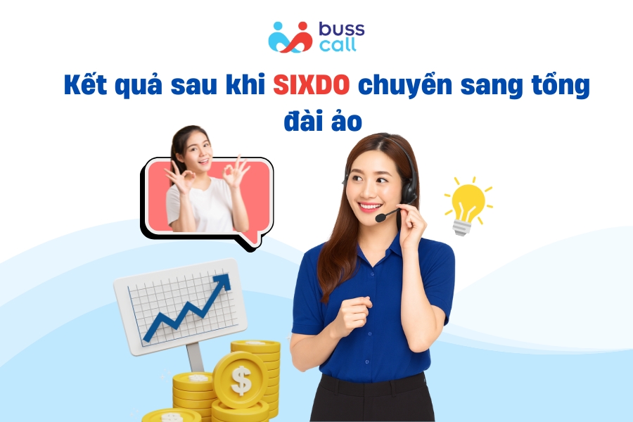 Kết quả sau khi SIXDO chuyển sang tổng đài ảo