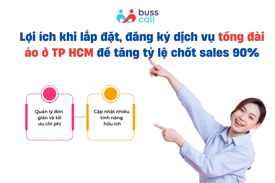 Lợi ích khi lắp đặt, đăng ký dịch vụ tổng đài ảo ở TP HCM để tăng tỷ lệ chốt sales 90%