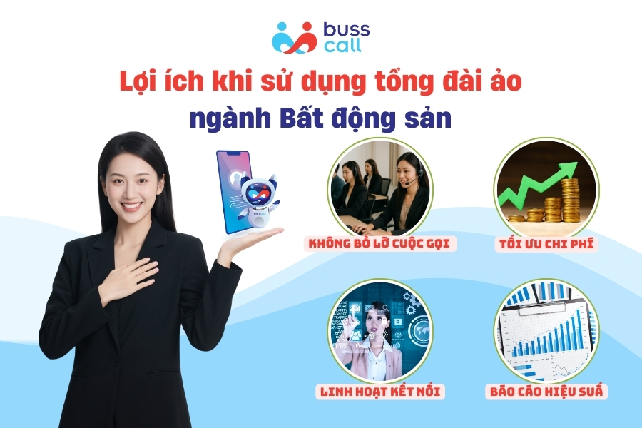 Lợi ích khi sử dụng tổng đài ảo ngành Bất động sản