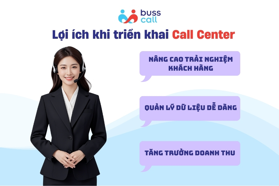 Lợi ích khi triển khai Call Center