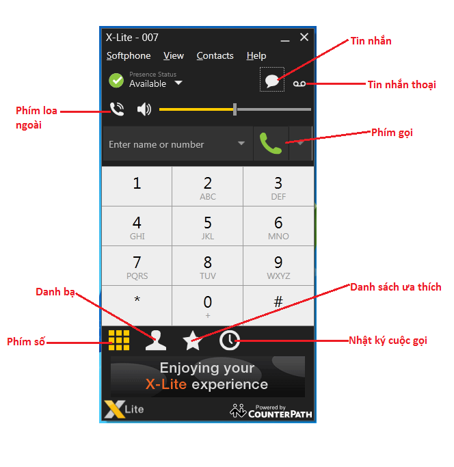 Hướng dẫn sử dụng phần mềm Softphone X-lite