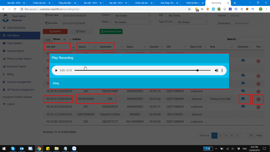 Nghe ghi âm cuộc gọi từ Website dễ dàng như nghe nhạc trực tuyến