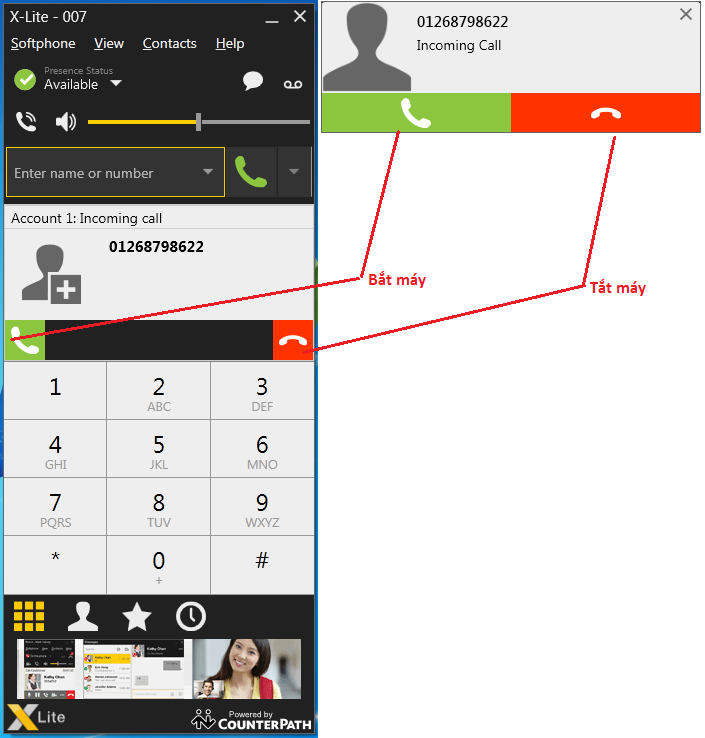 Hướng dẫn sử dụng phần mềm Softphone X-lite