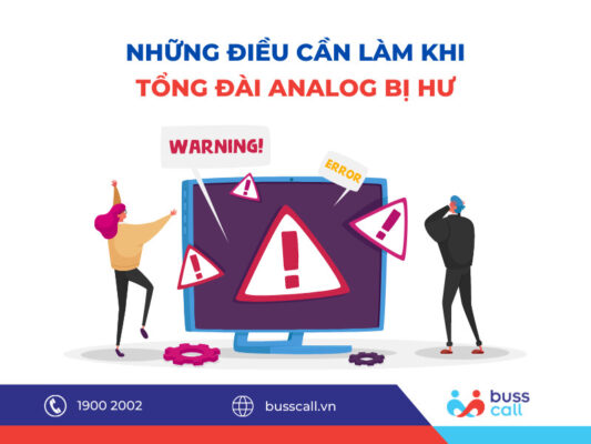 Những điều cần làm khi tổng đài Analog bị hư