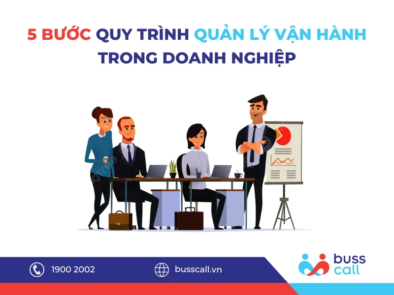 5 bước trong quy trình quản lý vận hành trong doanh nghiệp