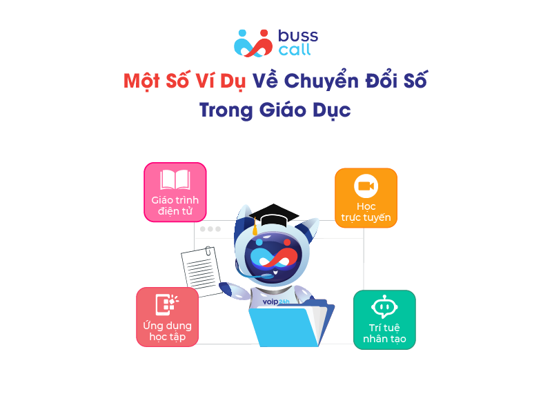 Một số ví dụ về chuyển đổi số trong giáo dục