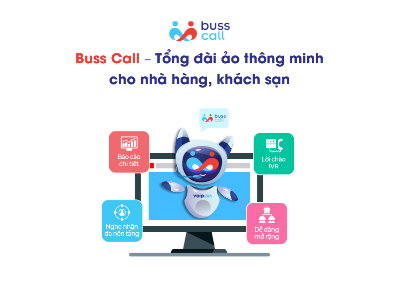 Buss Call – Tổng đài ảo thông minh cho nhà hàng, khách sạn