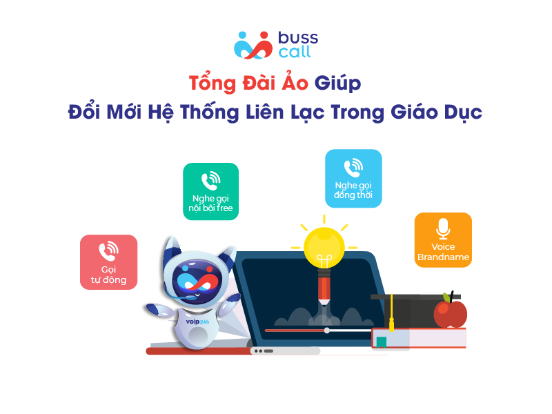 Tổng đài ảo giúp đổi mới hệ thống liên lạc trong Giáo Dục