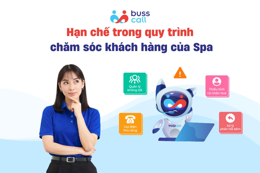 Hạn chế trong quy trình chăm sóc khách hàng của Spa