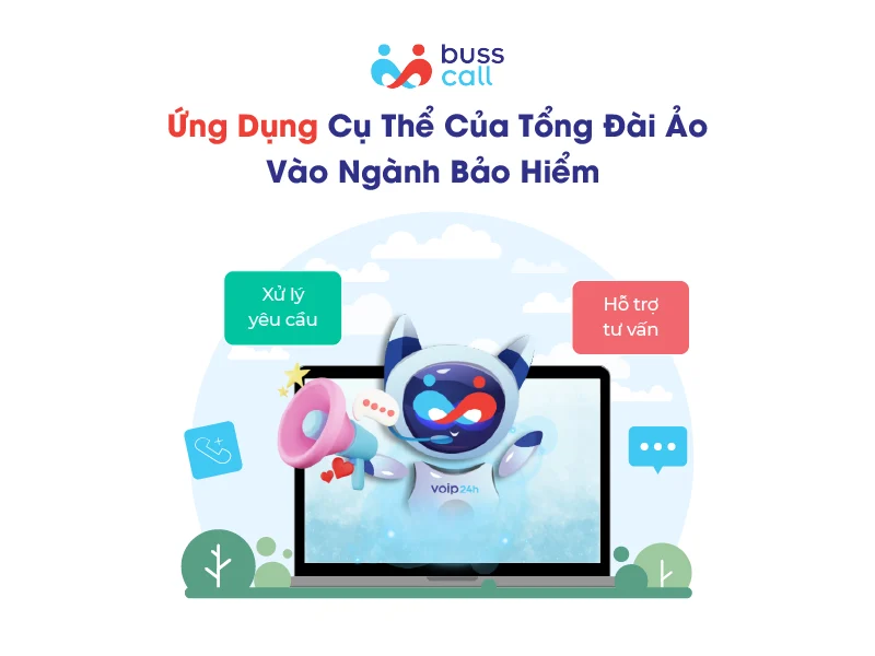 Ứng dụng cụ thể của tổng đài ảo ngành bảo hiểm