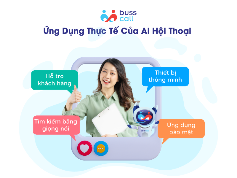 Ứng dụng thực tế của AI hội thoại