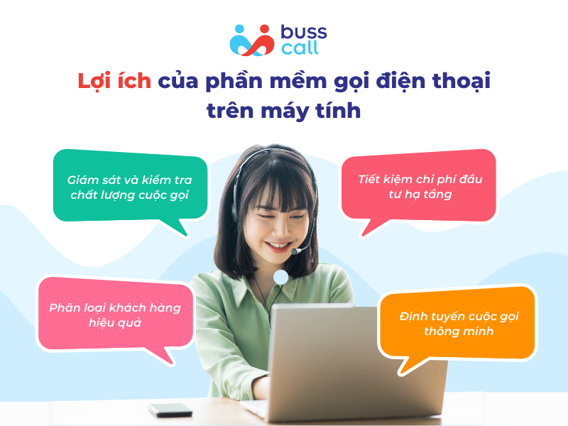 Lợi ích của phần mềm gọi điện thoại trên máy tính