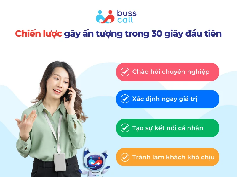 Chiến lược gây ấn tượng trong 30 giây đầu tiên