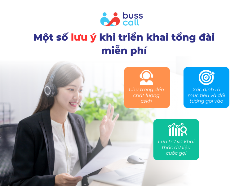 Lưu ý khi triển khai tổng đài giải đáp thắc mắc miễn phí