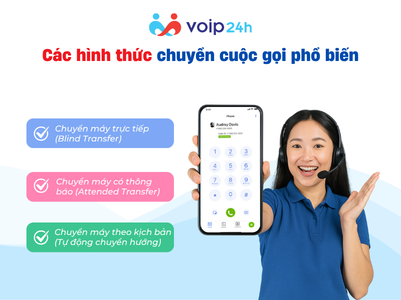 Chuyển cuộc gọi là gì? Các hình thức chuyển cuộc gọi phổ biến
