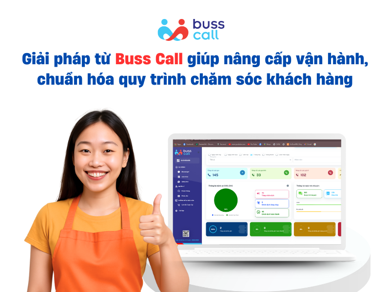 Giải pháp từ Buss Call giúp nâng cấp vận hành, chuẩn hóa quy trình chăm sóc khách hàng