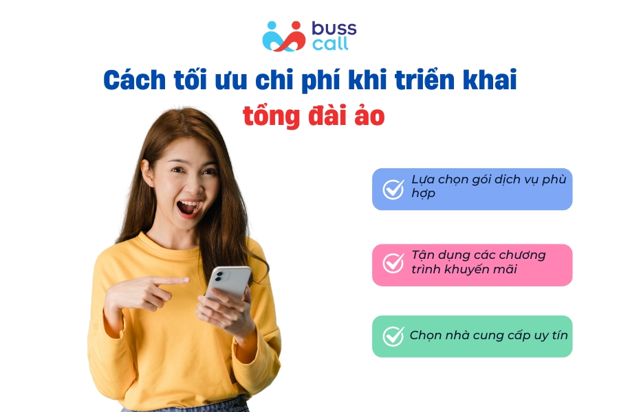 Cách tối ưu chi phí khi triển khai tổng đài ảo