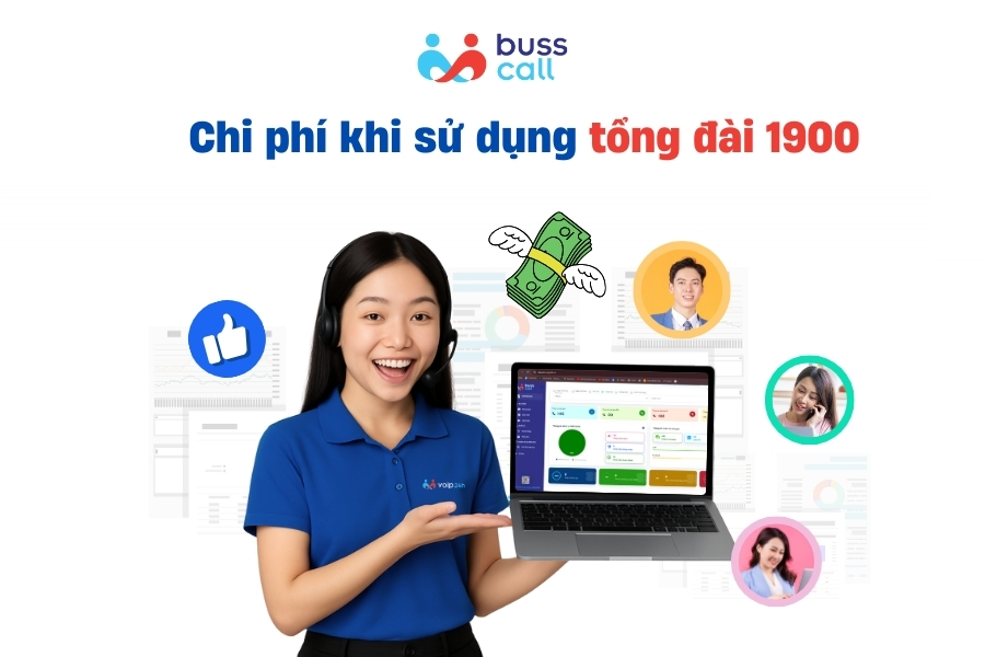 Chi phí khi sử dụng tổng đài 1900