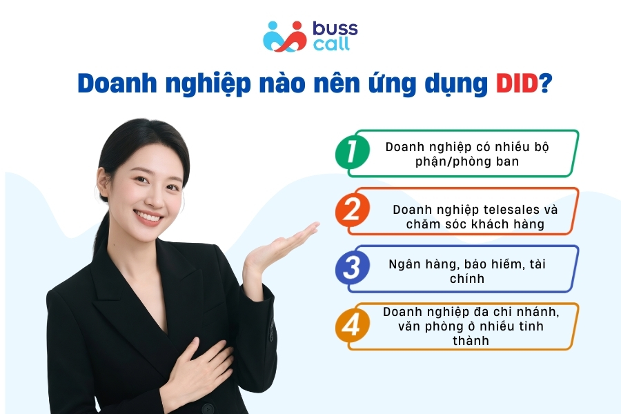 Doanh nghiệp nào nên ứng dụng quay số trực tiếp (DID)?