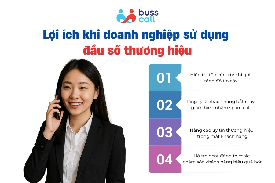Lợi ích khi doanh nghiệp sử dụng đầu số thương hiệu