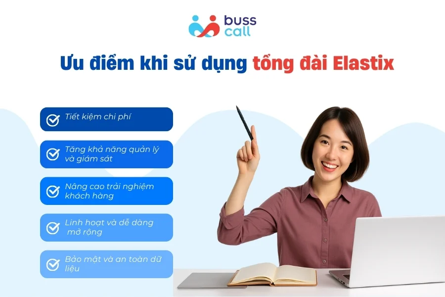 Ưu điểm khi sử dụng tổng đài Elastix 
