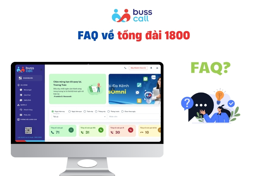 FAQ về tổng đài 1800