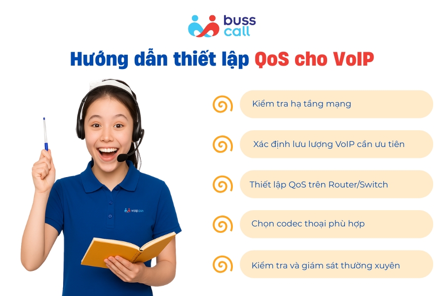 Hướng dẫn thiết lập QoS cho VoIP