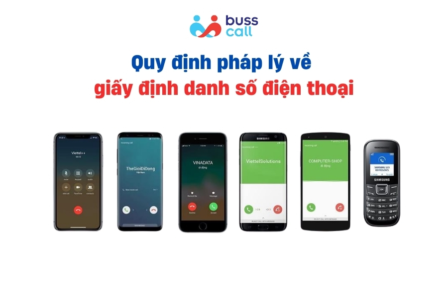 Quy định pháp lý về giấy định danh số điện thoại