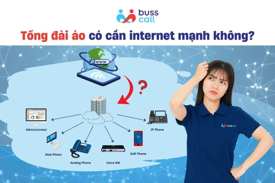 Tổng đài ảo có cần internet mạnh không