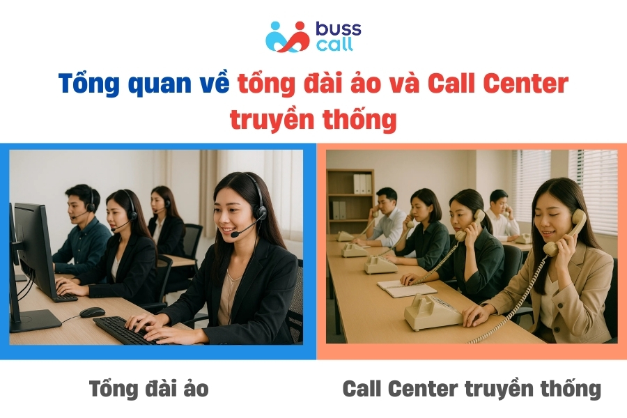 Tổng quan về tổng đài ảo và Call Center truyền thống