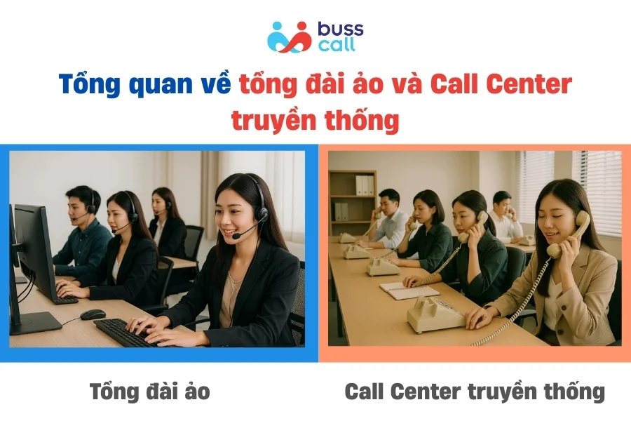 Tổng quan về tổng đài ảo và Call Center truyền thống