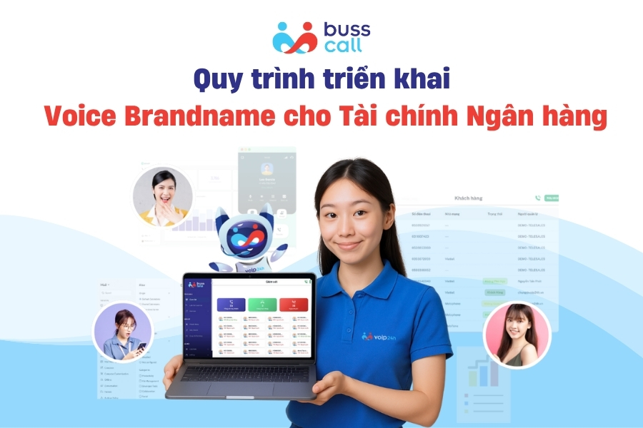 Quy trình triển khai Voice Brandname cho Tài chính Ngân hàng