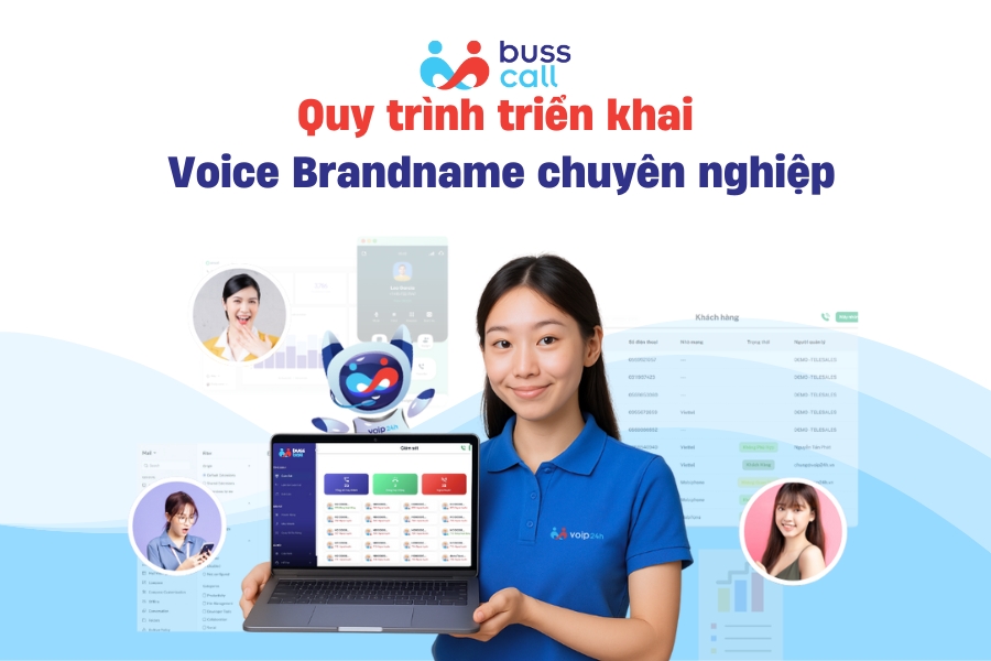 Quy trình triển khai Voice Brandname chuyên nghiệp