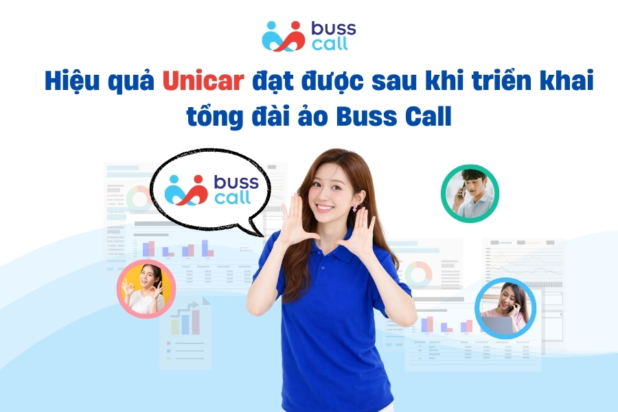 Hiệu quả Unicar đạt được sau khi triển khai tổng đài ảo Buss Call