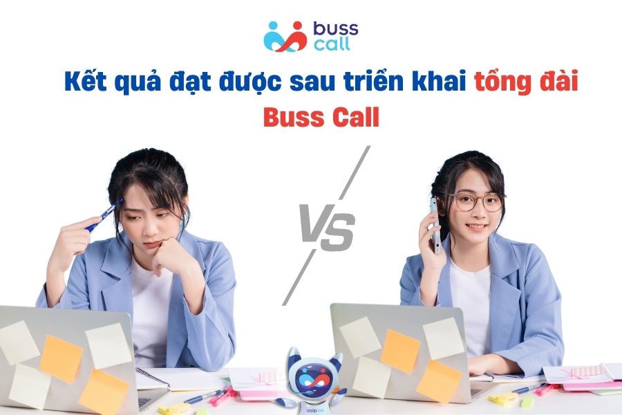 Kết quả đạt được sau khi triển khai tổng đài Buss Call