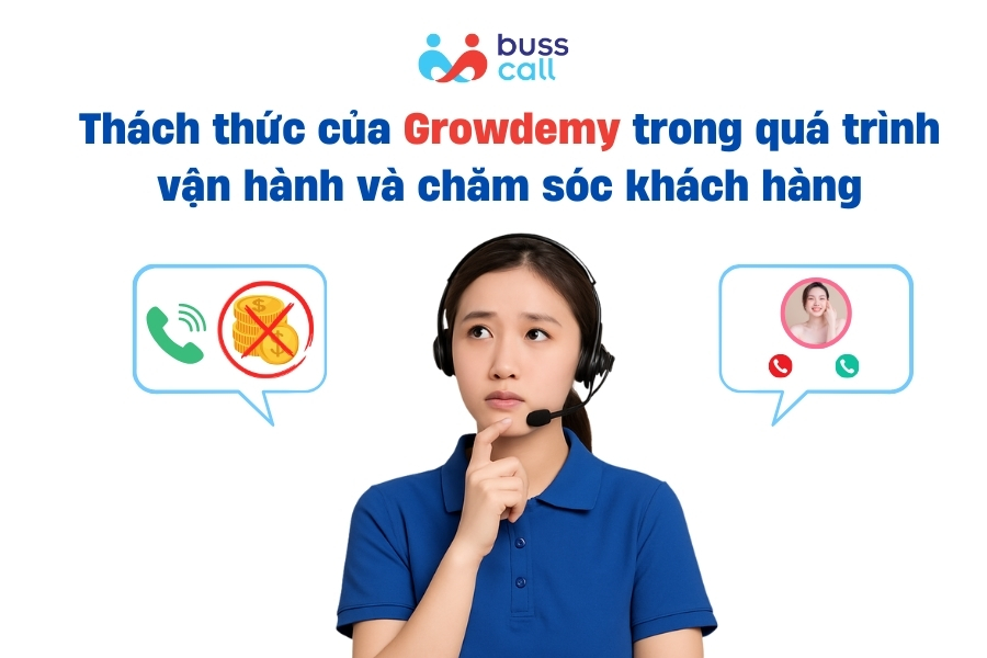 Thách thức của Growdemy trong quá trình vận hành và chăm sóc khách hàng
