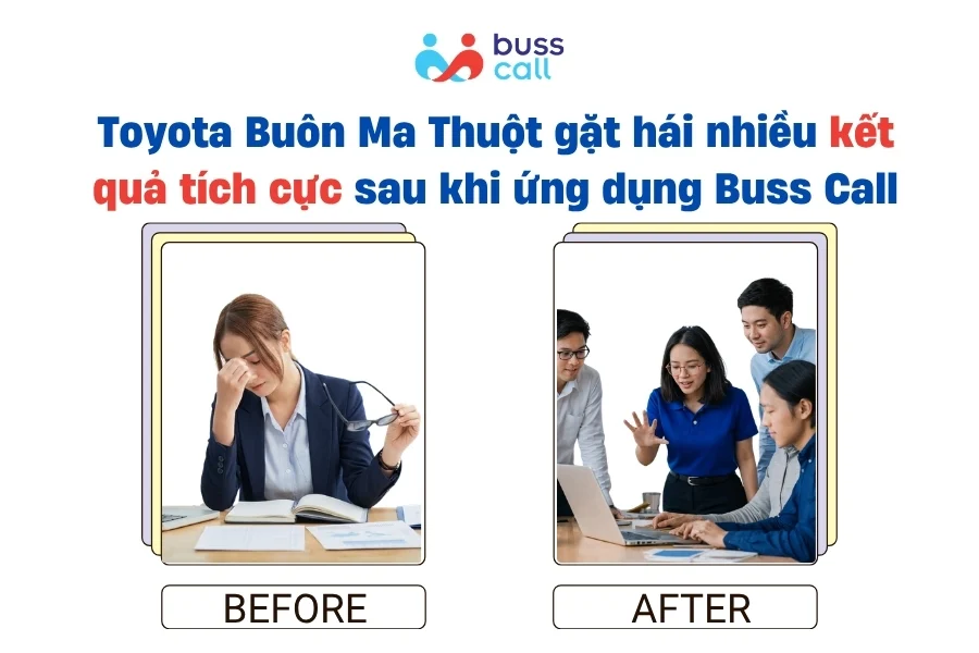 Toyota Buôn Ma Thuột gặt hái nhiều kết quả tích cực sau khi ứng dụng Buss Call
