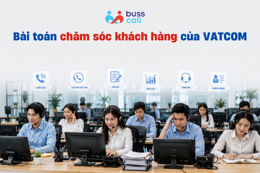Bài toán chăm sóc khách hàng của VATCOM