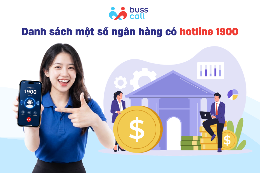 Danh sách một số ngân hàng có hotline 1900