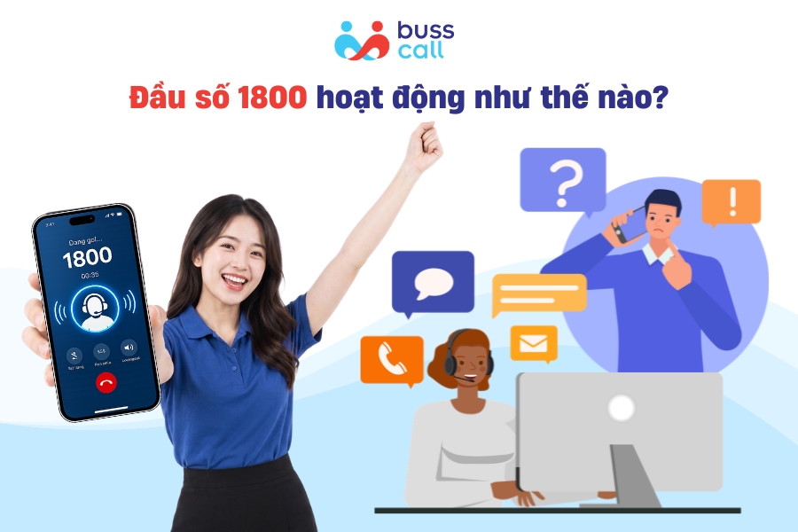 Đầu số 1800 hoạt động như thế nào