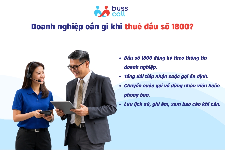 Doanh nghiệp cần gì khi thuê đầu số 1800
