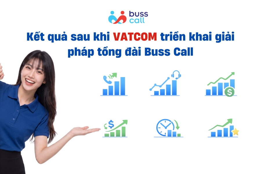 Kết quả sau khi VATCOM triển khai giải pháp tổng đài Buss Call