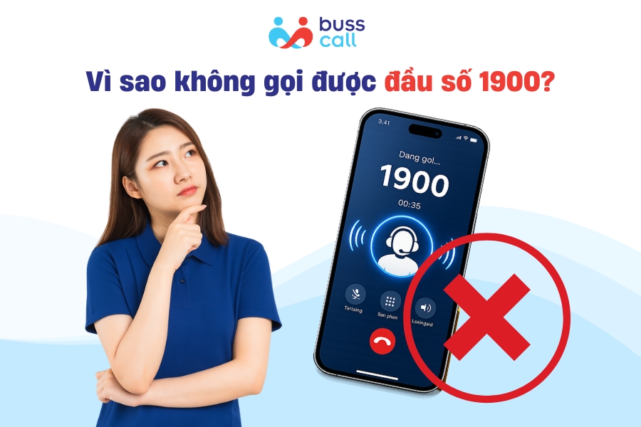 Vì sao không gọi được đầu số 1900